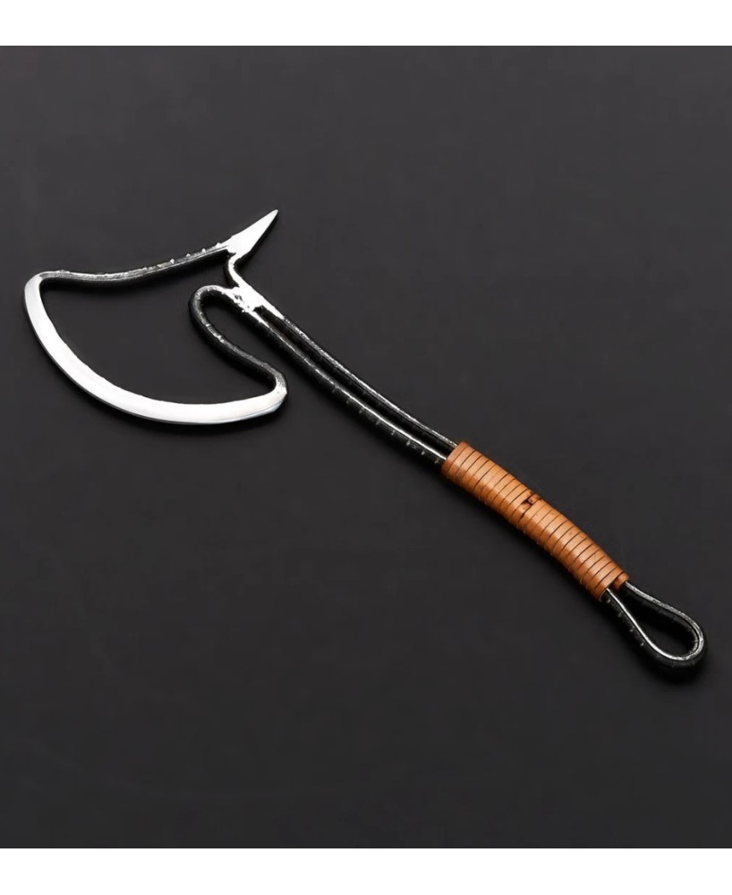 Hand-forged Rebar Steel Tomahawk with Carbon Steel Blade