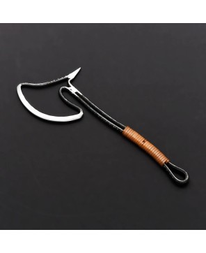 Hand-forged Rebar Steel Tomahawk with Carbon Steel Blade