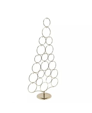 Gold Metal Christmas Tree Ornament Rack