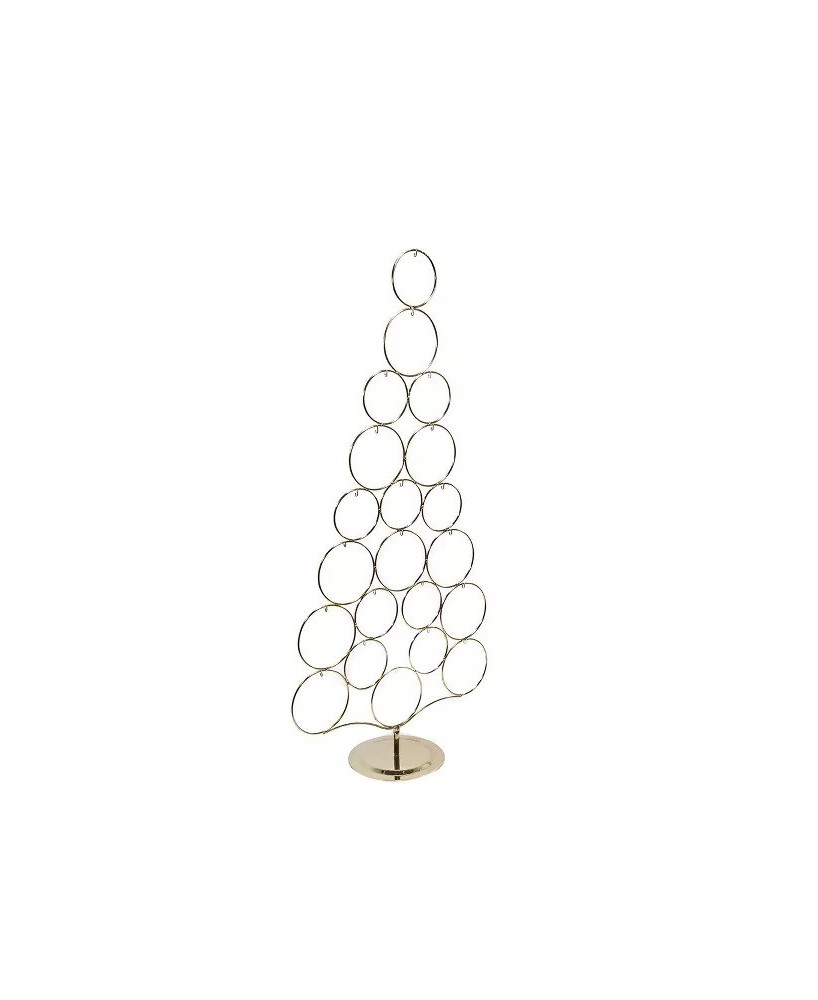 Gold Metal Christmas Tree Ornament Rack