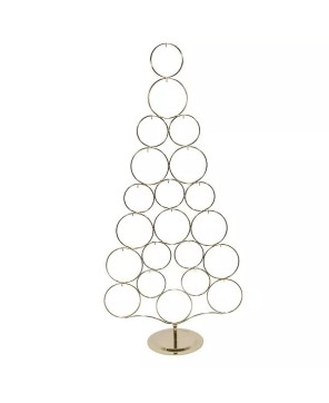 Gold Metal Christmas Tree Ornament Rack