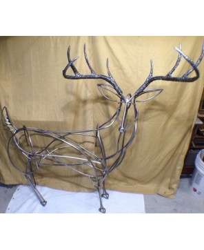 Ornamental Buck Sculpture