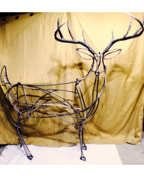 Ornamental Buck Sculpture