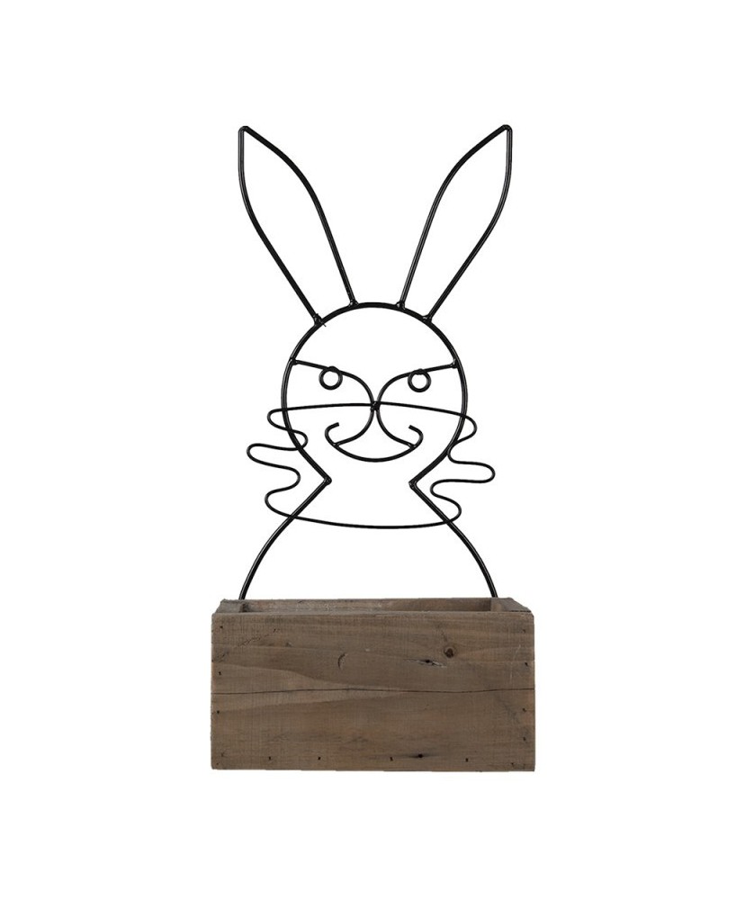 Clayre & Eef Rabbit Planter