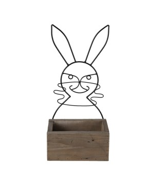 Clayre & Eef Rabbit Planter