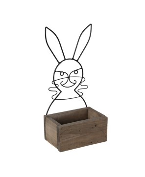 Clayre & Eef Rabbit Planter