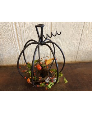 Rustic Handmade Metal Pumpkin