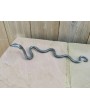 Handmade Rebar Snake Sculpture - Unique Metal Art