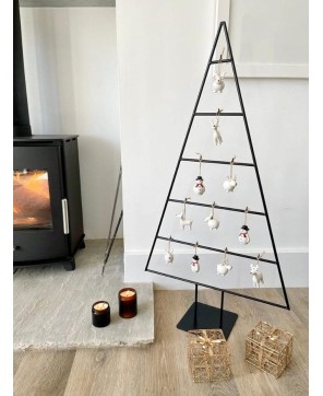 Metal Christmas Tree Ornament Stand - Modern & Stylish Display