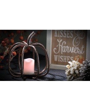 The Relaxed Gardener Pumpkin Candle Holder