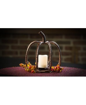 The Relaxed Gardener Pumpkin Candle Holder