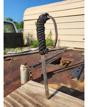 Handcrafted Rebar Trench Stiletto - Perfect for Fishermen and Hunters