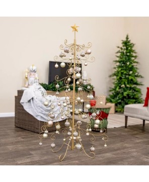 Sunnydaze Noelle Metal Ornament Display Tree |