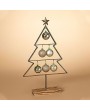 Goldtone Ornament-Accent Tabletop Tree