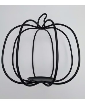 Wrought Iron 3D Pumpkin Decorations for Rustic Fall Home Décor