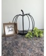 Wrought Iron 3D Pumpkin Decorations for Rustic Fall Home Décor