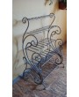Elegant Wrought Iron 4-Tier Storage Rack for Home & Garden