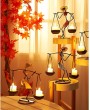 Retro Wrought Iron Candle Holders