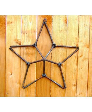 Reclaimed Steel Wishing Star - Unique Industrial Wall Art