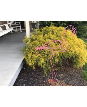 Large Pink Flamingo Yard Art