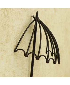 Handcrafted Whimsical Umbrella Iron Wall Hook