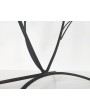 Vintage 1950s French Iron Flower Pot Stand - Elegant Mid-Century Décor