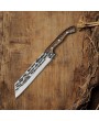 Carbon Steel Hunting Knife with Wood Handle