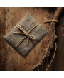 Carbon Steel Hunting Knife with Wood Handle