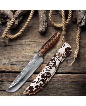 Razor Sharp Hunting Knife with Carbon Steel Blade