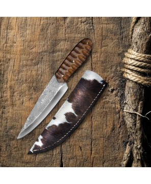 Unique Style Chef Knife with Carbon Steel Blade