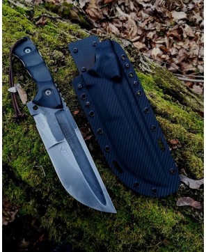 Tactical Outdoor Knife with Kydex Sheath - Rugged & Reliable