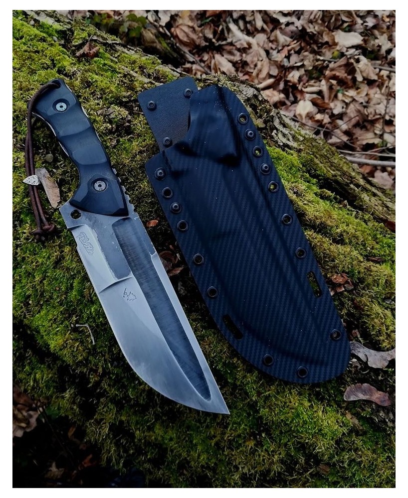 Tactical Outdoor Knife with Kydex Sheath - Rugged & Reliable