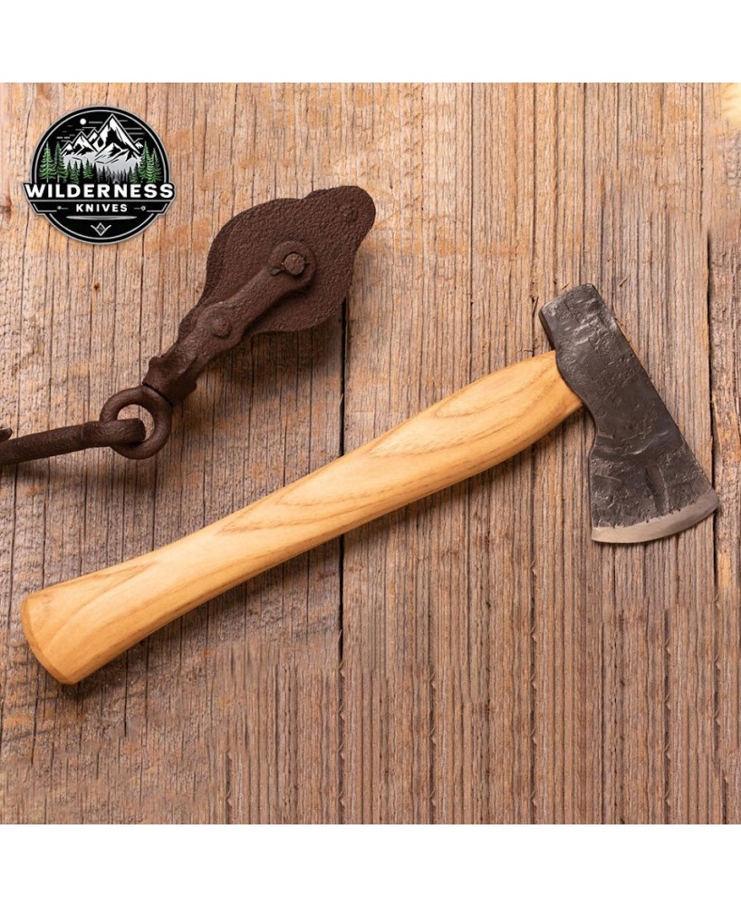 Hand-Forged Kephart Hatchet with Carbon Steel Blade