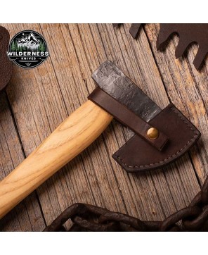 Hand-Forged Kephart Hatchet with Carbon Steel Blade