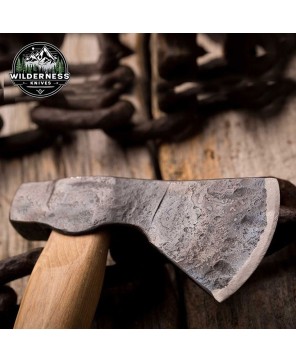 Hand-Forged Kephart Hatchet with Carbon Steel Blade