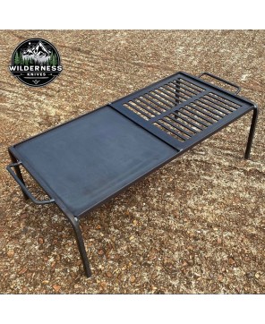 Base Camp Grill – Versatile Outdoor Cooking Stand for Grilling