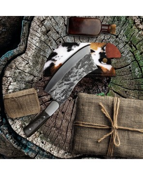 Hand-Forged Viking Butcher Knife