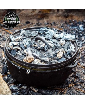 Cast Iron Dutch Oven – Versatile Outdoor Cooking Pot for Campfires