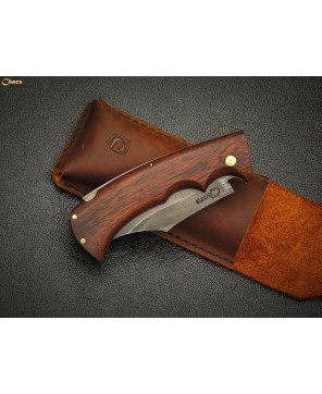 Classic Folding Knife with Wooden Handle