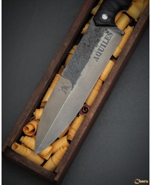 Premium Spear-Point Knife with Micarta Handle