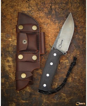 Premium Bushcraft Knife with Carbon Steel Blade