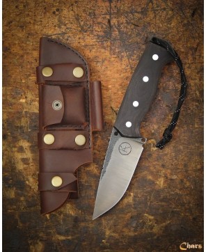 Premium Bushcraft Knife with Carbon Steel Blade