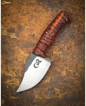 Handmade Bowie Knife | 5160 Steel Blade & Red Oak Handle