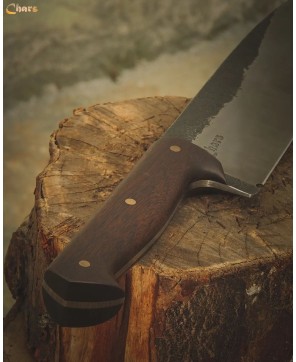 Handmade Chef’s Knife | 5160 Steel Blade & Vero Hardwood Handle