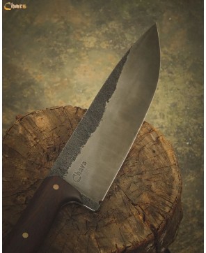 Handmade Chef’s Knife | 5160 Steel Blade & Vero Hardwood Handle