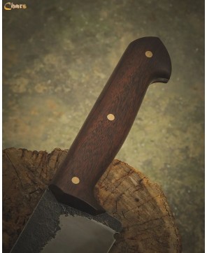 Handmade Chef’s Knife | 5160 Steel Blade & Vero Hardwood Handle