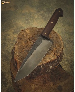 Handmade Chef’s Knife | 5160 Steel Blade & Vero Hardwood Handle