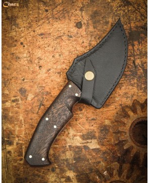 Handcrafted Short Bowie Knife | Durable 5160 Steel Blade