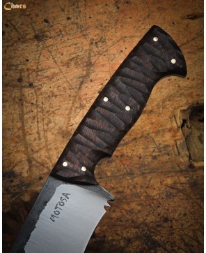 Modern Hand-Forged Kukri | 5160 Steel & Saman Wood