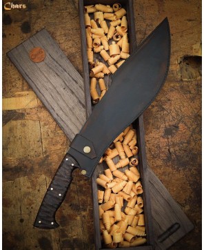 Modern Hand-Forged Kukri | 5160 Steel & Saman Wood